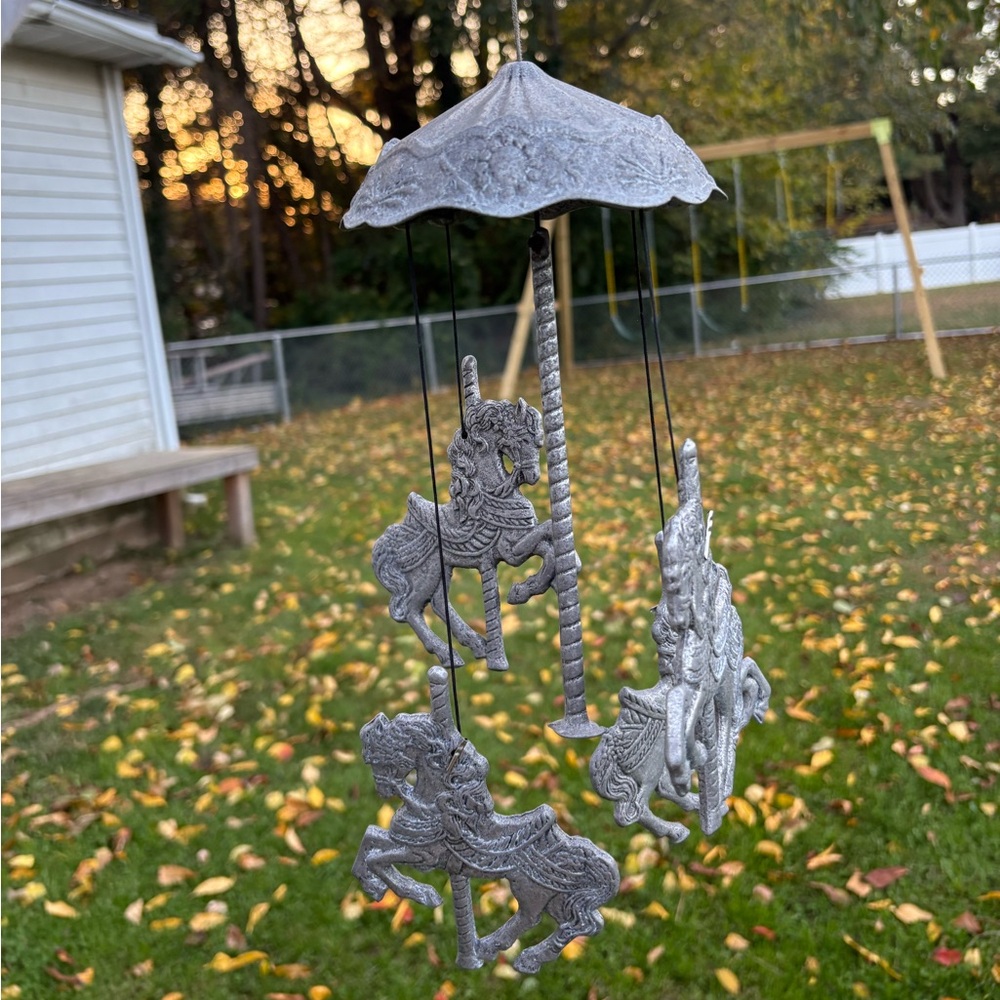 Vintage Carousel Horse Wind Chime